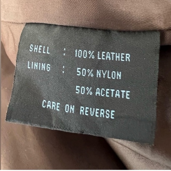 GUC! - KENNETH COLE REACTION Womans Brown Suede Leather Blazer Jacket Size Small - Picture 9 of 9